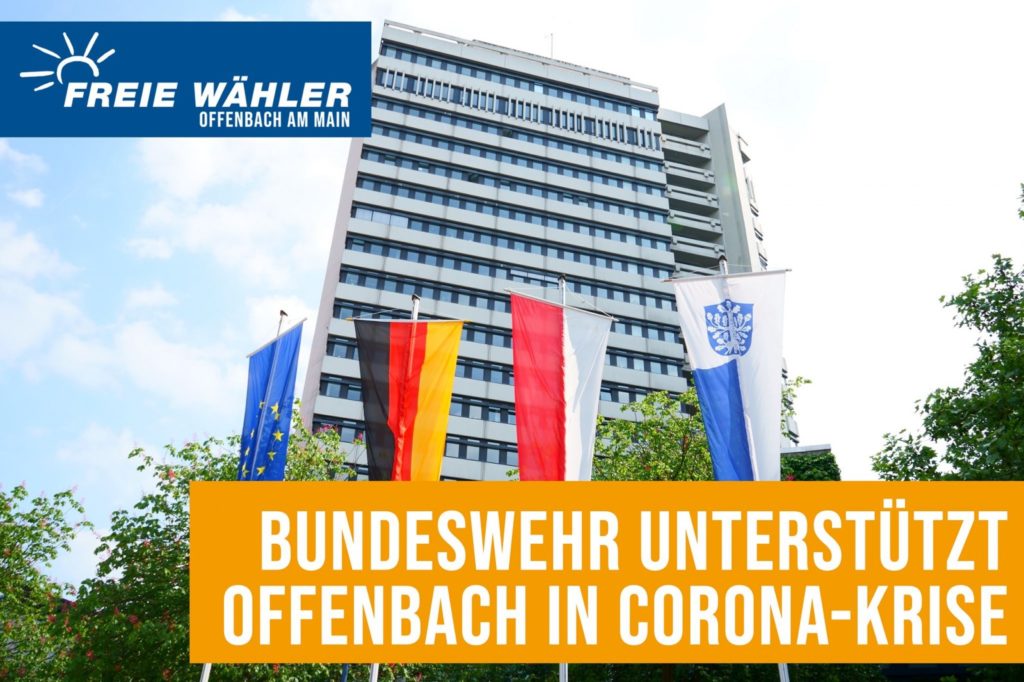 Bundeswehr zur Unterstützung in Offenbach