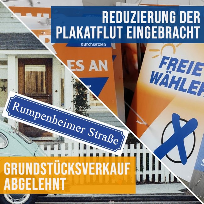 Obergrenze von Wahlplakaten einführen