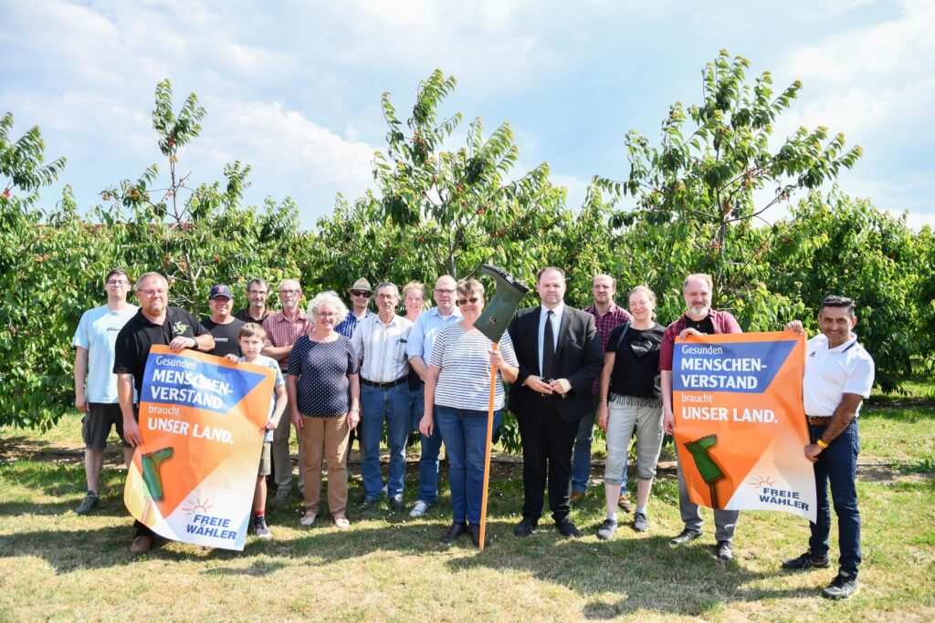 FREIE WÄHLER an der Seite der Obstbauern