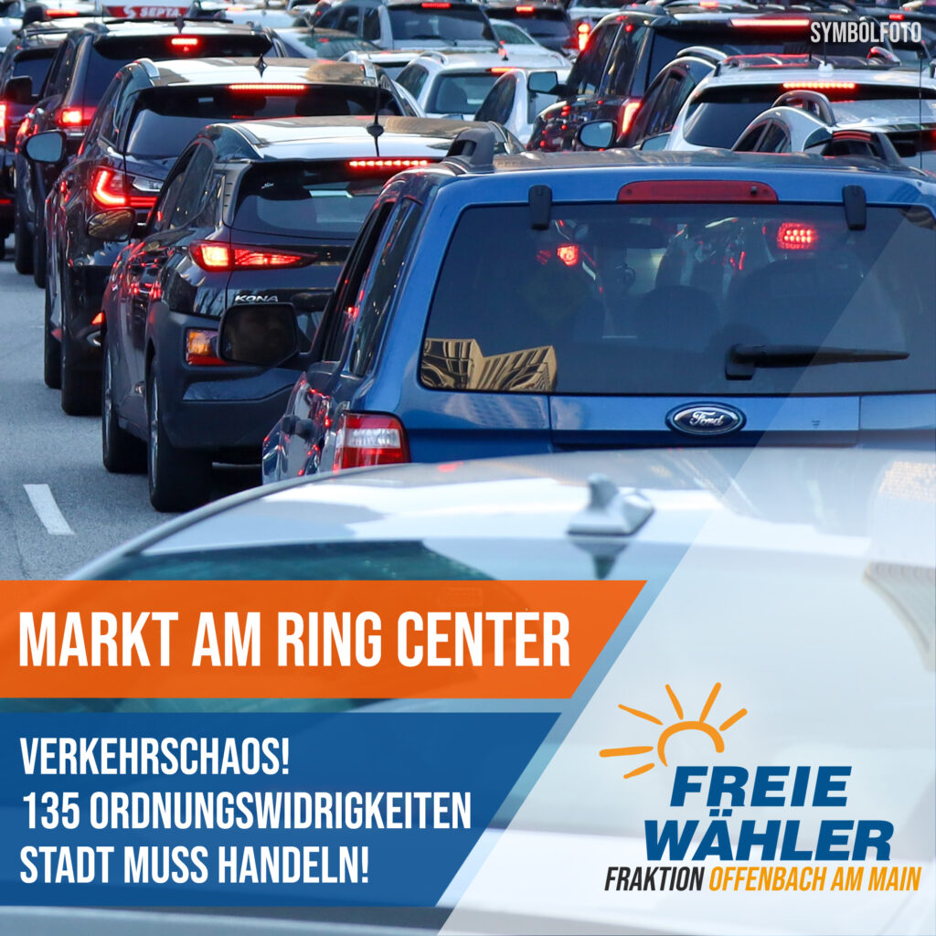 Verkehrschaos am Offenbacher Ring Center – Stadt muss handeln