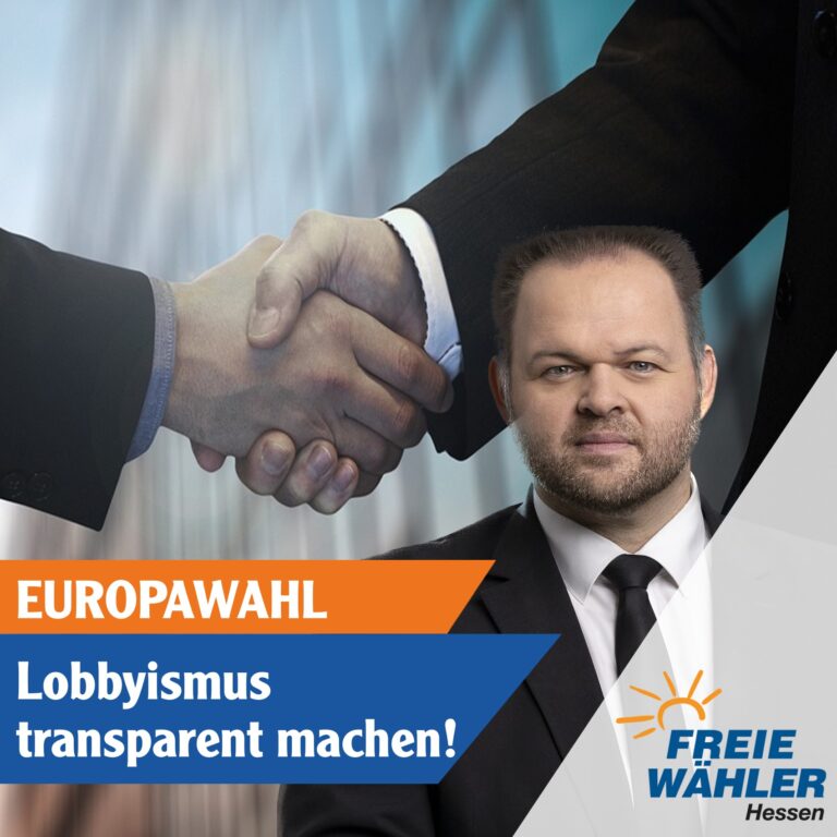 Europawahl: Lobbyismus transparent machen