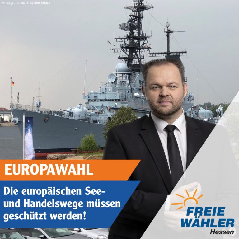 Europawahl: See- und Handelswege sichern