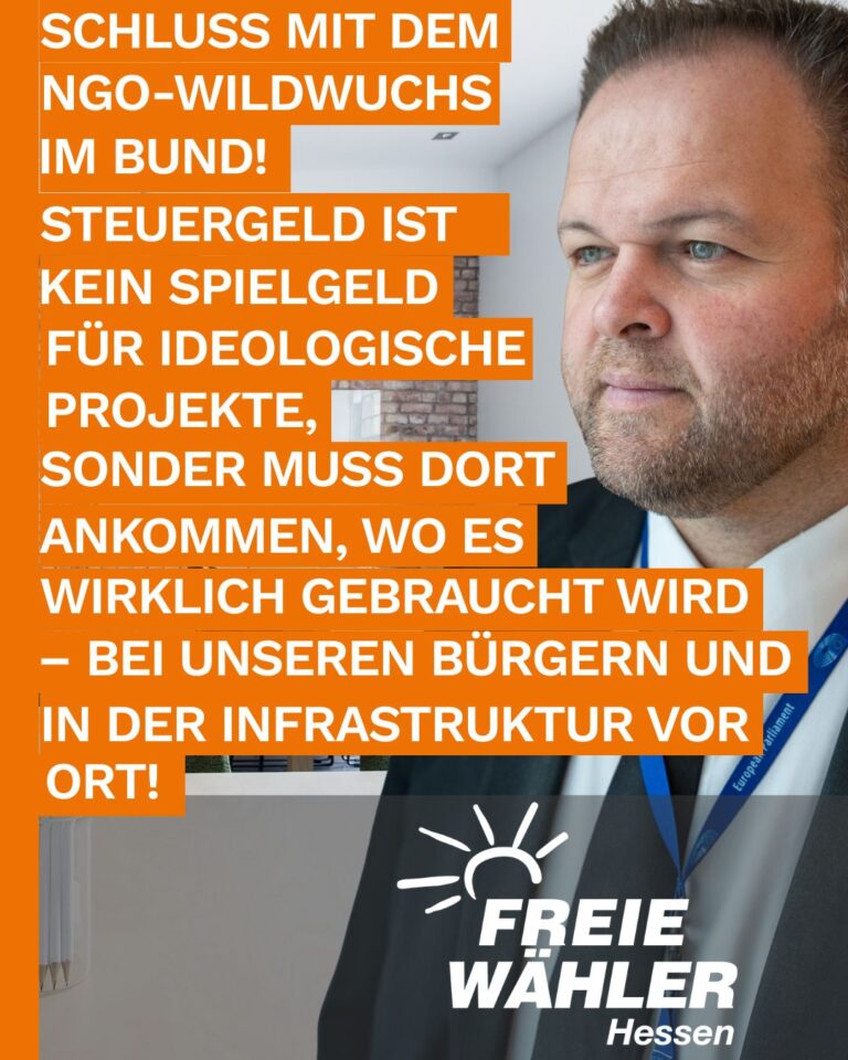 Schluss mit dem NGO-Wildwuchs im Bund!