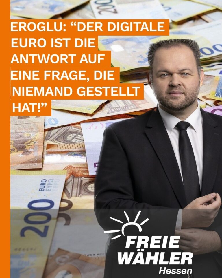 Eroglu: „Der digitale Euro ist eine Antwort auf eine Frage, die niemand gestellt hat“